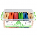 Ninoset502 Percussion houten claves, 24 paar in box
