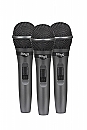 Stagg SDMP15‑3 � Set van 3 Dynamische Microfoons voor Groepsactiviteiten en Workshops