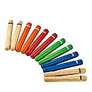 NINO Percussion houten claves, 6 paar