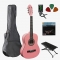 Klassieke gitaar starterset 3/4 in vijf aantrekkelijke kleuren